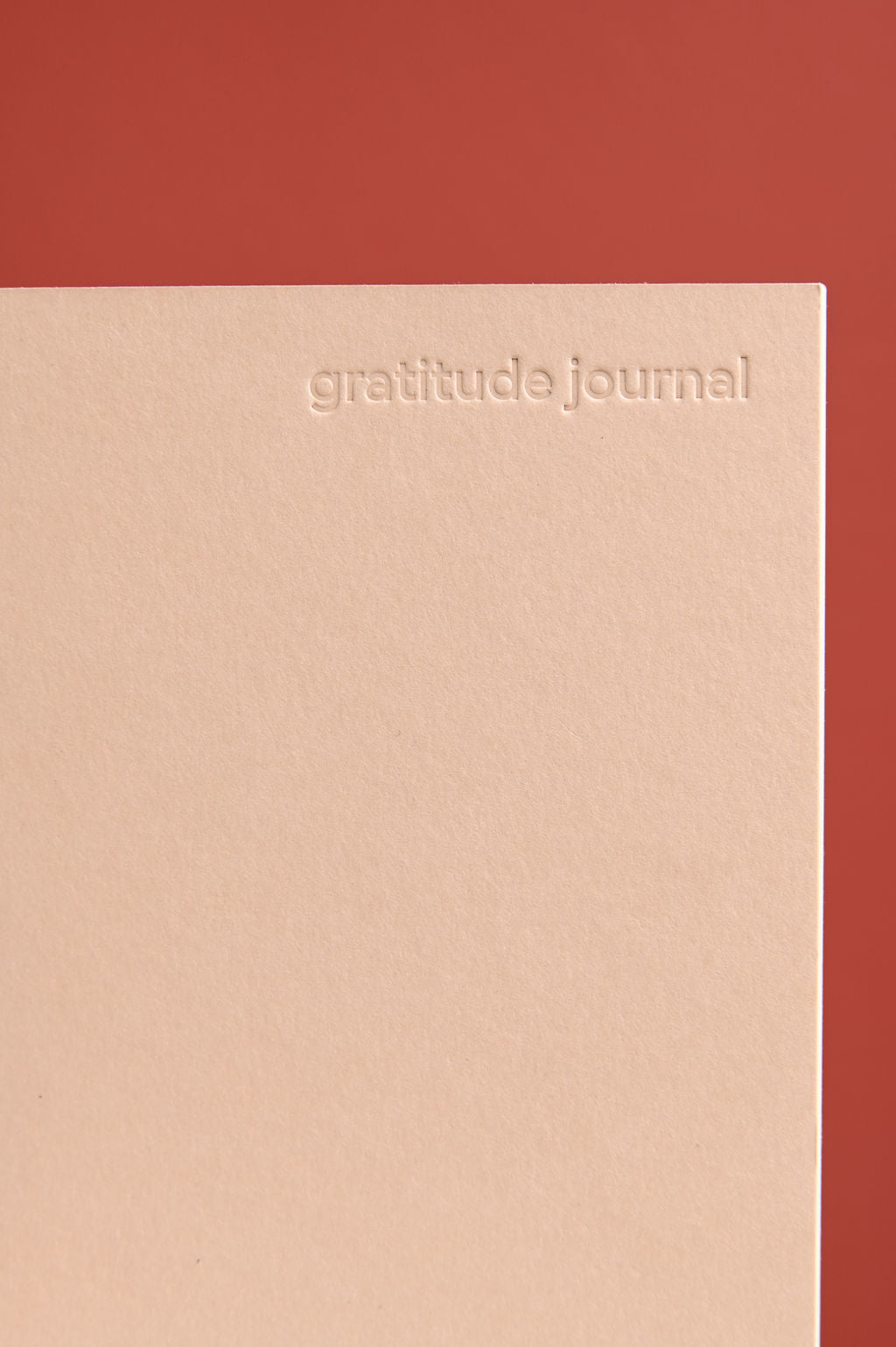 Gratitude journal · stone
