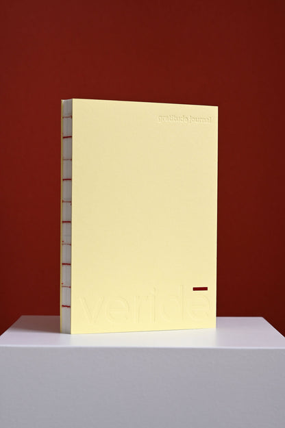Gratitude journal · sorbet yellow